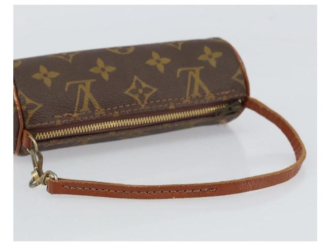 Pochette Papillon Mini in Tela Monogram Louis Vuitton Marrone - vista 6