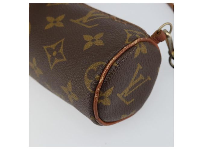 Pochette Papillon Mini in Tela Monogram Louis Vuitton Marrone - vista 7