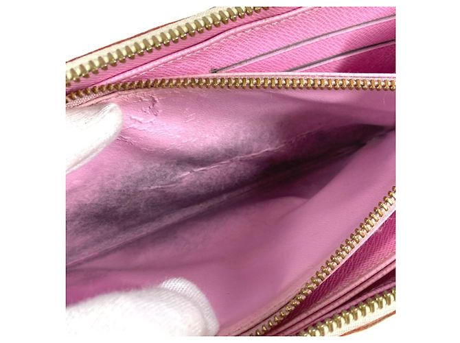 Portafoglio Zippy Monogram Multicolore Louis Vuitton Rosa Bianco - vista 13