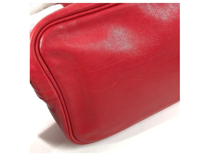 Hermès Borsa a Spalla Crossbody Pochette Hermes Vingt Quatre PM Rosso - vista 10