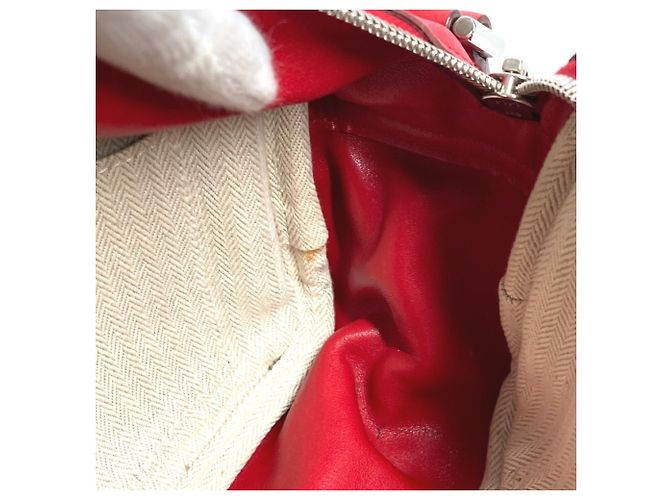 Hermès Borsa a Spalla Crossbody Pochette Hermes Vingt Quatre PM Rosso - vista 13