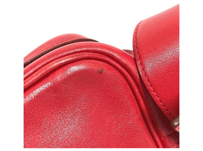 Hermès Borsa a Spalla Crossbody Pochette Hermes Vingt Quatre PM Rosso - vista 16