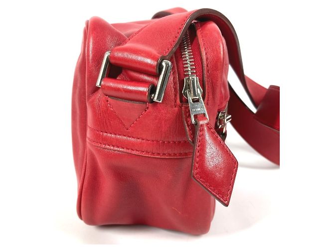 Hermès Borsa a Spalla Crossbody Pochette Hermes Vingt Quatre PM Rosso - vista 4