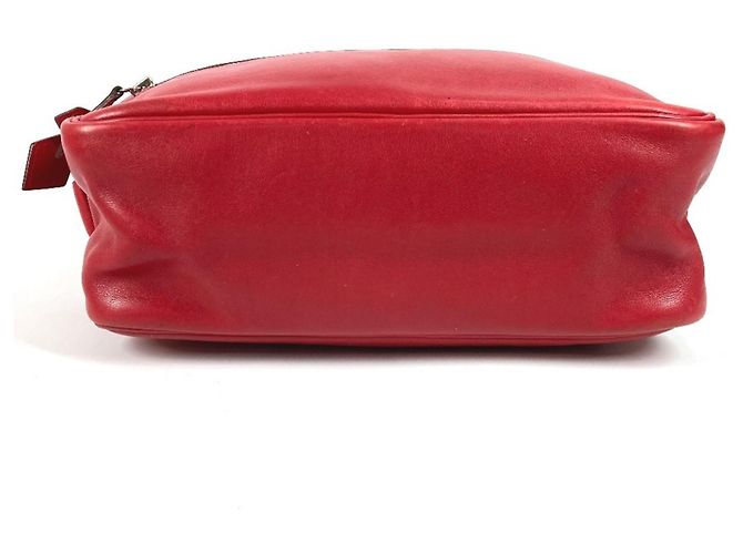 Hermès Borsa a Spalla Crossbody Pochette Hermes Vingt Quatre PM Rosso - vista 5