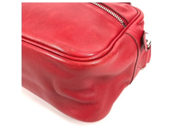 Hermès Borsa a Spalla Crossbody Pochette Hermes Vingt Quatre PM Rosso - vista 6