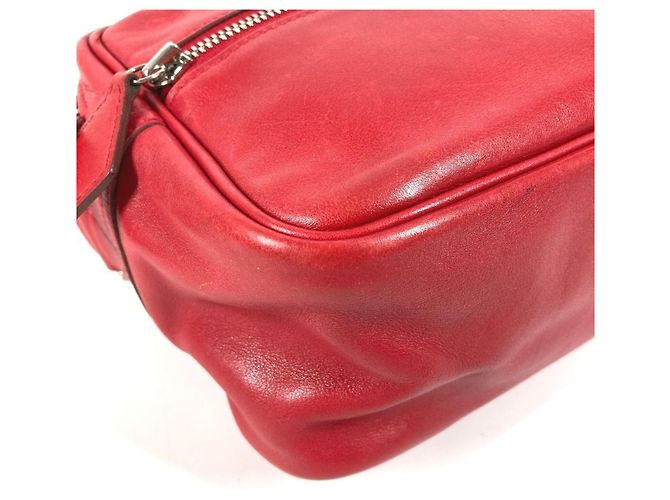 Hermès Borsa a Spalla Crossbody Pochette Hermes Vingt Quatre PM Rosso - vista 7
