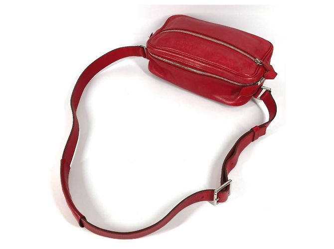 Hermès Borsa a Spalla Crossbody Pochette Hermes Vingt Quatre PM Rosso - vista 8