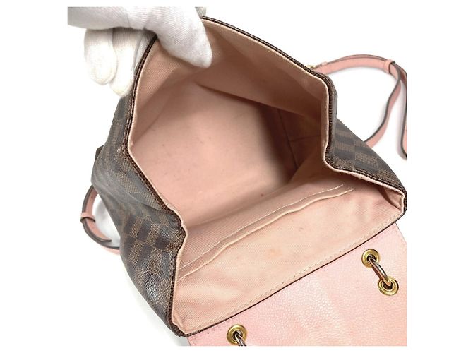 Borsa Damier Crampton Louis Vuitton Marrone Rosa - vue 12