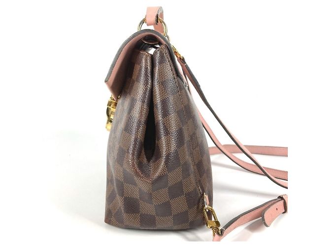 Borsa Damier Crampton Louis Vuitton Marrone Rosa - vue 3