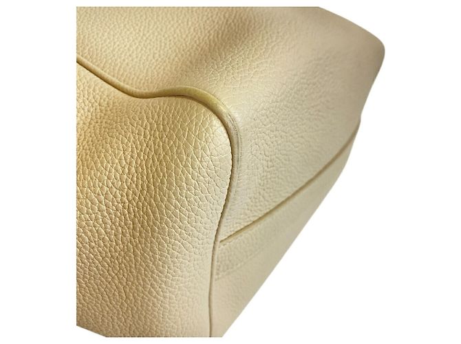 Céline Borsa Tote pieghevole piccola Celine a mano e spalla Beige Bianco sporco - vista 5