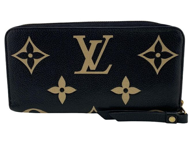 Cartera Zippy Louis Vuitton Monogram Empreinte Larga Negro - vista 2