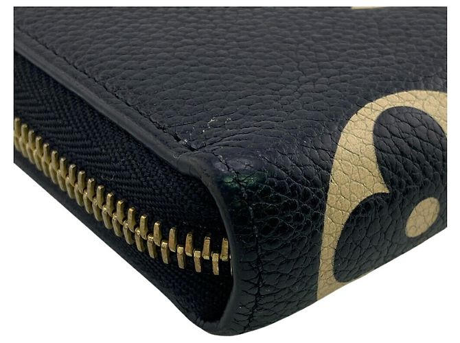 Cartera Zippy Louis Vuitton Monogram Empreinte Larga Negro - vista 3
