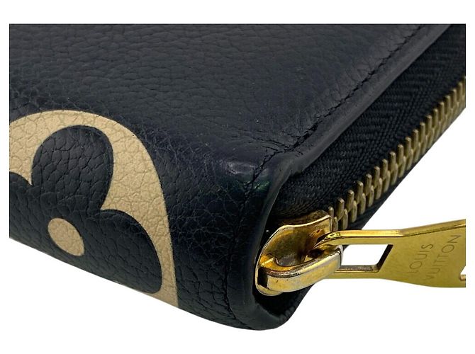 Cartera Zippy Louis Vuitton Monogram Empreinte Larga Negro - vista 4