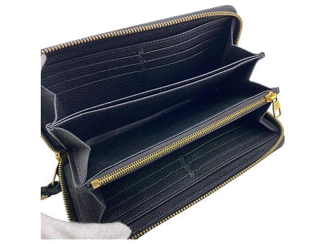 Cartera Zippy Louis Vuitton Monogram Empreinte Larga Negro - vista 6