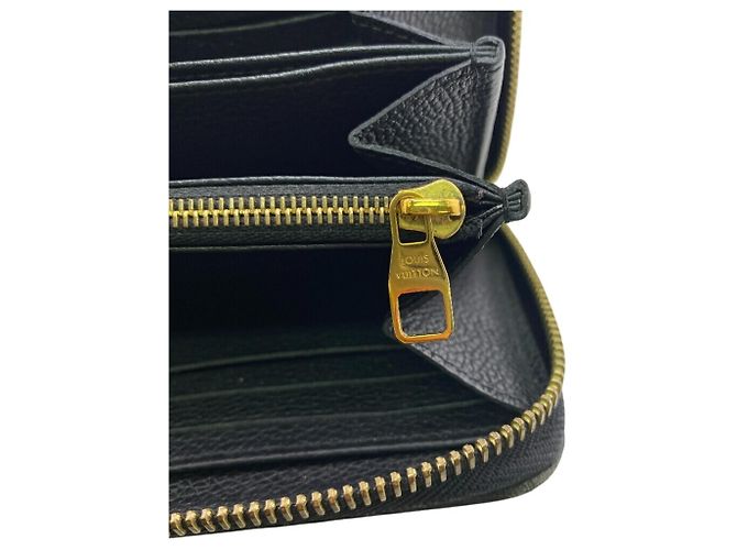Cartera Zippy Louis Vuitton Monogram Empreinte Larga Negro - vista 9