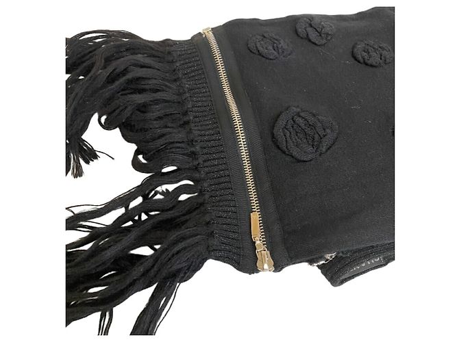 Bufanda Camelia con Cierre Chanel en Negro - vista 5
