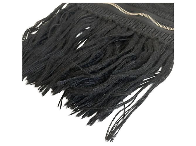 Bufanda Camelia con Cierre Chanel en Negro - vista 8