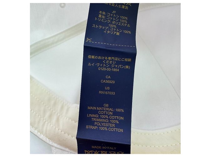 Cappello My LV Paris di Louis Vuitton Bianco - vista 9