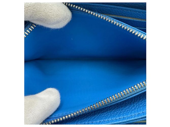 Cartera Zippy Infinity Dot M81954 de Louis Vuitton Blanco Azul - vista 10
