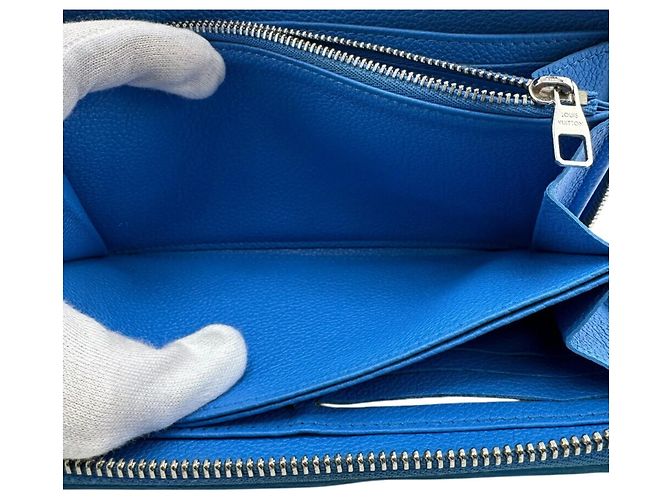 Cartera Zippy Infinity Dot M81954 de Louis Vuitton Blanco Azul - vista 11