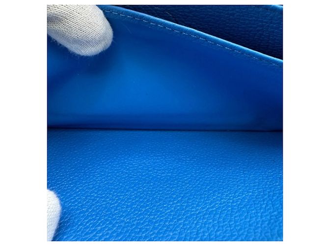 Cartera Zippy Infinity Dot M81954 de Louis Vuitton Blanco Azul - vista 14