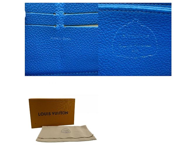 Cartera Zippy Infinity Dot M81954 de Louis Vuitton Blanco Azul - vista 16