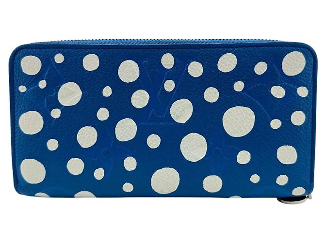 Cartera Zippy Infinity Dot M81954 de Louis Vuitton Blanco Azul - vista 2