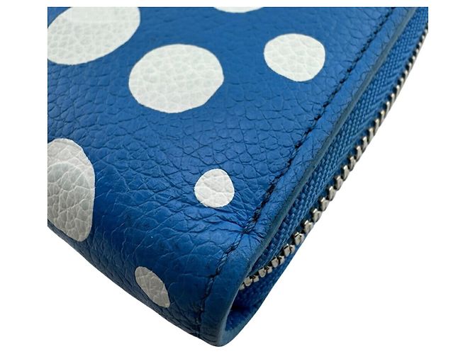 Cartera Zippy Infinity Dot M81954 de Louis Vuitton Blanco Azul - vista 4