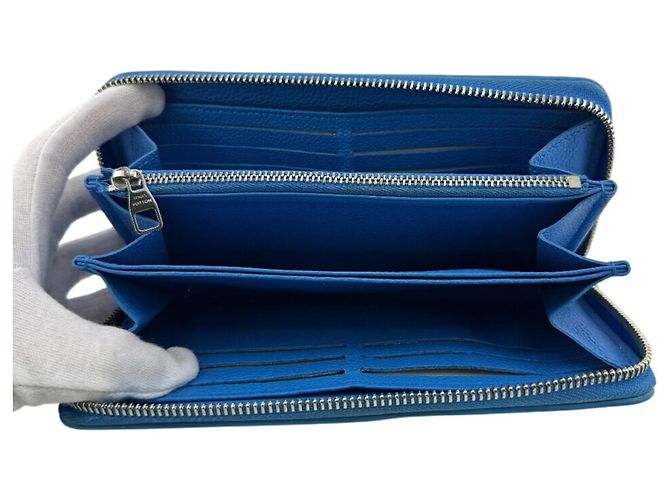 Cartera Zippy Infinity Dot M81954 de Louis Vuitton Blanco Azul - vista 7