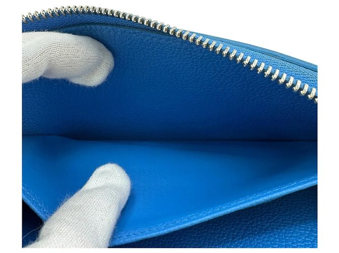Cartera Zippy Infinity Dot M81954 de Louis Vuitton Blanco Azul - vista 8