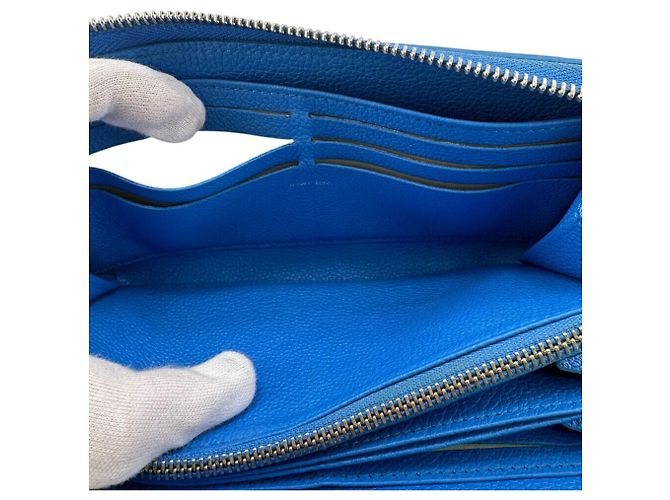 Cartera Zippy Infinity Dot M81954 de Louis Vuitton Blanco Azul - vista 9
