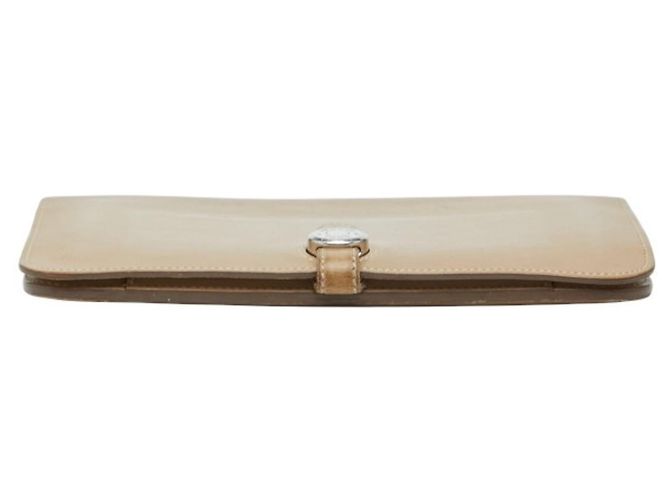 Hermès Dogon GM Duo Langbörse Beige - Ansicht 3