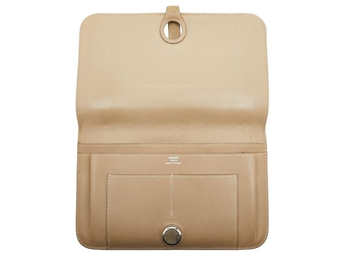 Hermès Dogon GM Duo Langbörse Beige - Ansicht 6