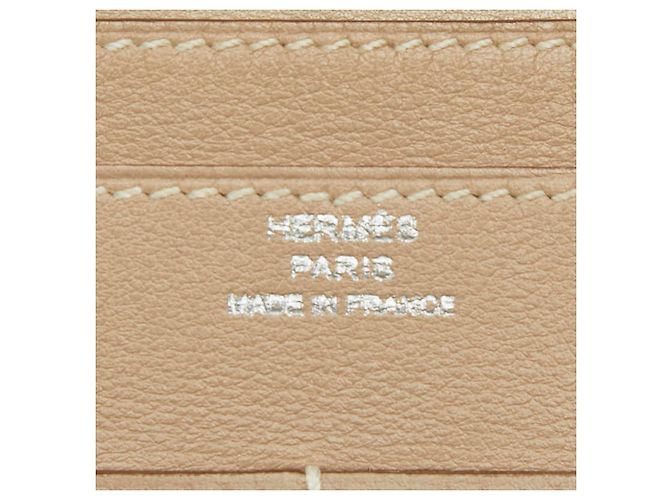 Hermès Dogon GM Duo Langbörse Beige - Ansicht 7