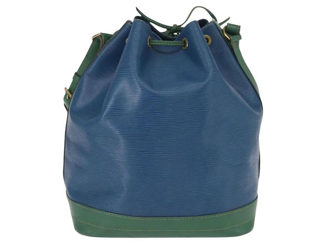 Noe Louis Vuitton Noé Handtasche in bicolor Epi-Leder groß Blau - Ansicht 2