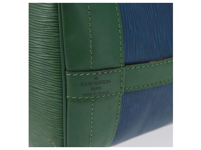 Noe Louis Vuitton Noé Handtasche in bicolor Epi-Leder groß Blau - Ansicht 7