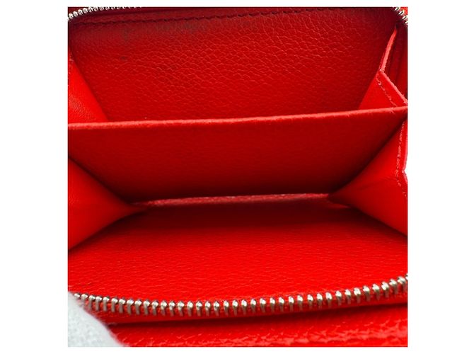 Billetera Bifold Monogram Empreinte Louis Vuitton en Rojo Blanco Roja - vista 14