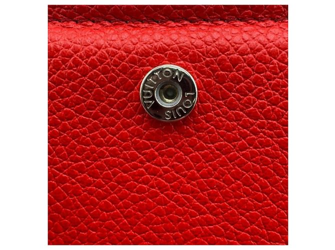 Billetera Bifold Monogram Empreinte Louis Vuitton en Rojo Blanco Roja - vista 15