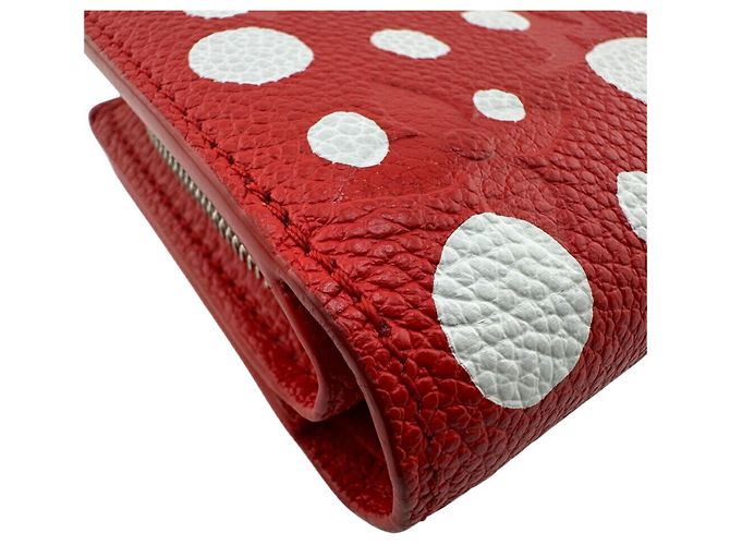 Billetera Bifold Monogram Empreinte Louis Vuitton en Rojo Blanco Roja - vista 3