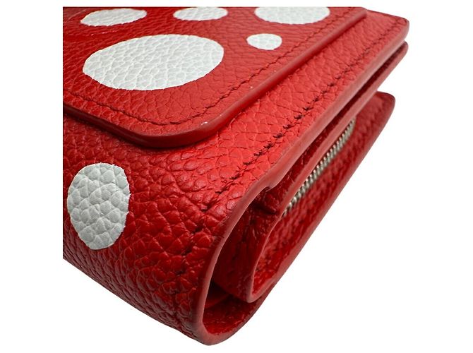 Billetera Bifold Monogram Empreinte Louis Vuitton en Rojo Blanco Roja - vista 6
