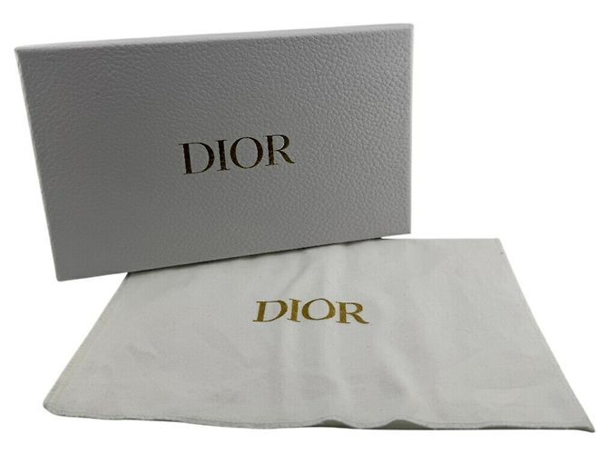 Cinghia per Spalla Ricamata Christian Dior Bianco D'oro Blu navy - vista 11