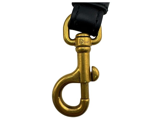 Cinghia per Spalla Ricamata Christian Dior Bianco D'oro Blu navy - vista 6