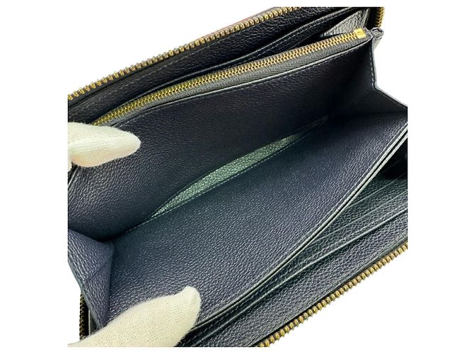 Cartera Zippy Louis Vuitton en azul marino - vista 10
