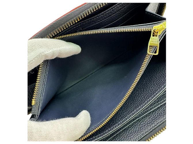 Cartera Zippy Louis Vuitton en azul marino - vista 9