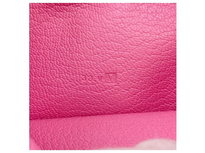 Hermès Cartera Larga Soufflet Bearn Hermes Rosa - vista 15