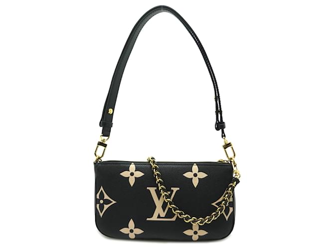 Louis Vuitton Multi Pochette Accessori Nero Beige - vista 2