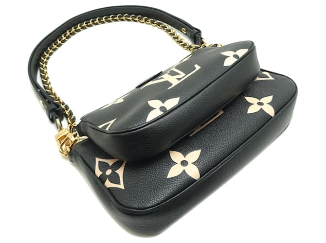 Louis Vuitton Multi Pochette Accessori Nero Beige - vista 3