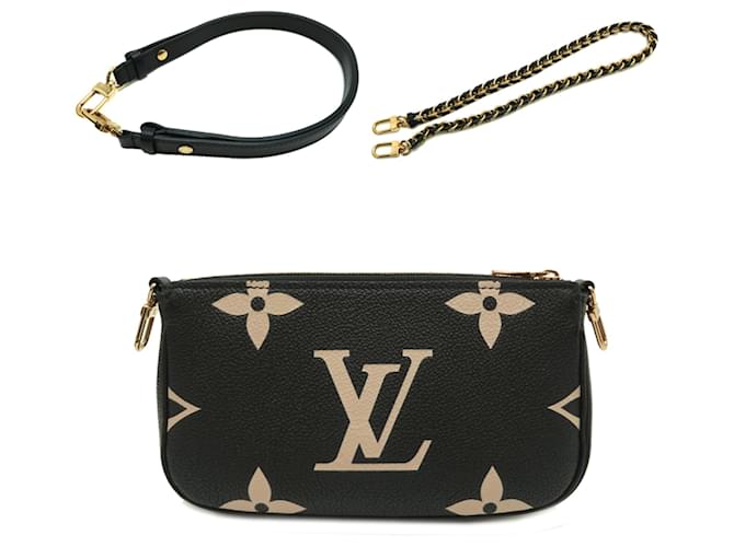 Louis Vuitton Multi Pochette Accessori Nero Beige - vista 9