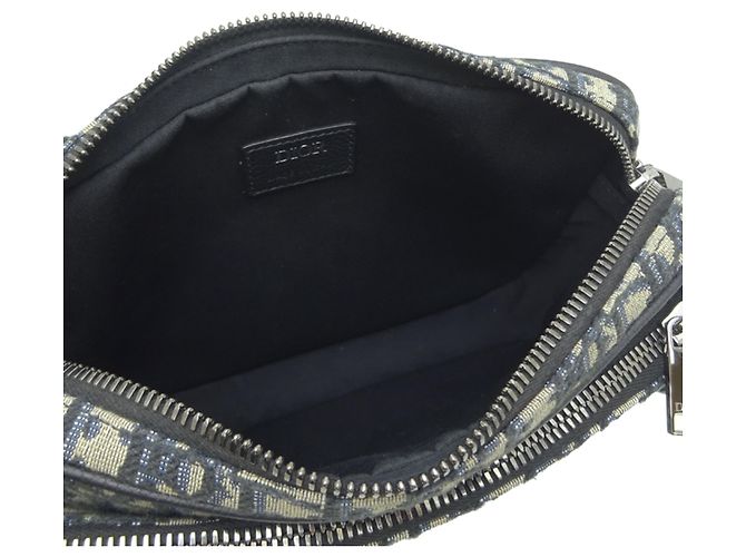 Borsa a Spalla 3 in 1 Christian Dior Saddle Blu navy - vista 6