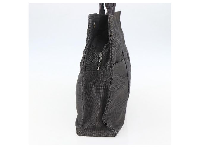 Borsa Fourre-tout Herline in tela Hermès Marrone - vista 4